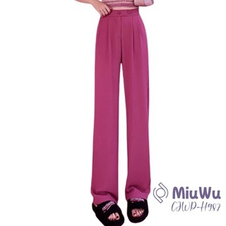 Miuwu - Pants Kulot Celana Kancing HW Cullote Pants Highwaist Wanita Kulot Karet H987