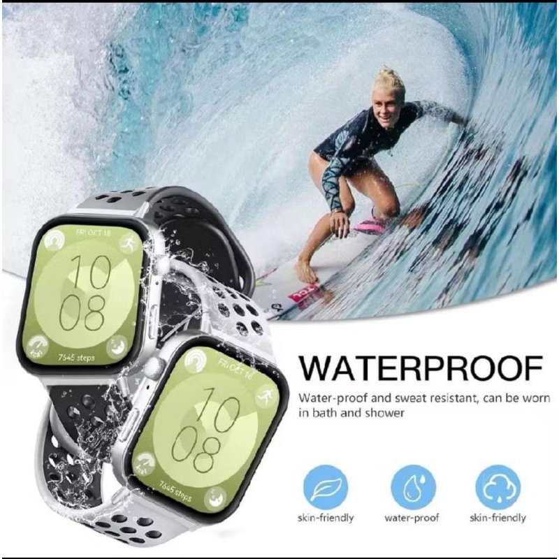 STRAP สําหรับ SAMSUNG GALAXY WATCH FIT 3 FIT3 NIKE SPORT RUBBER WATCH STRAP