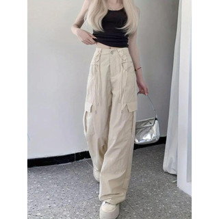 FRO - Cargo Pants Reggie Cross Hem Highwaist || Celana Loose Pants Wanita Cargo || Celana Cargo Wanita