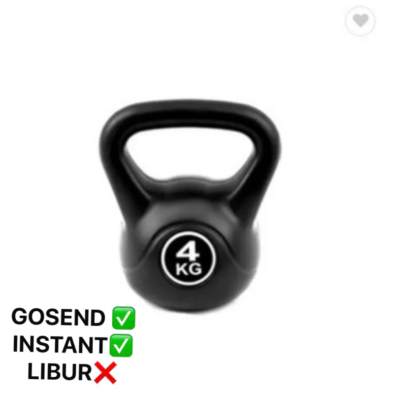 KettleBell 4 KG Wannafit Weight Lifting Barbell Dumbell 4kg Kettle Bell