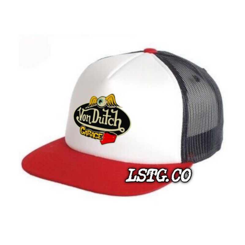 Von Dutch Net Snapback Hat / Trucker Snapback Hat / Net Hat / Trucker Hat / Snapback Hat / Mens Wome
