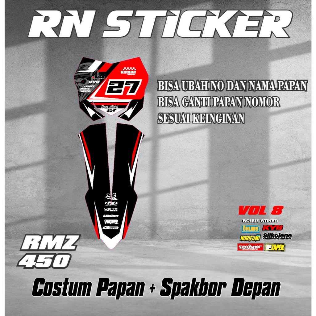 ใหม่ล่าสุดกระดานวิทยาศาสตร์หน้าบังโคลน RMZ 450 KX KLX 150 KLX BF KLX GORDON DTRACKER KX YZ KTM VIAR 