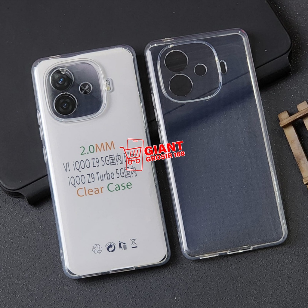 Softcase Bening Iqoo Z9 5G Iqoo 11 5G Iqoo 12 5G Iqoo 7 5G Iqoo Z9X 5G Clear Case 2.0mm Premium Case