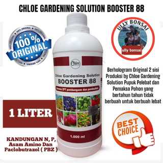 Pupuk Chloe Booster 88 Kemasan 1 Liter Pelebat Buah
