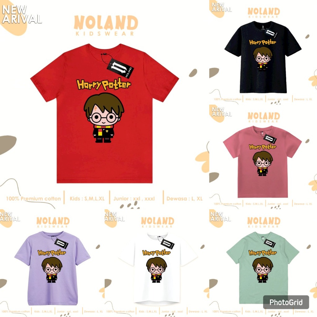 เสื้อยืดเด็ก HARRY POTTER // HARRY POTTER // เสื้อยืด DISTRO สําหรับเด็ก