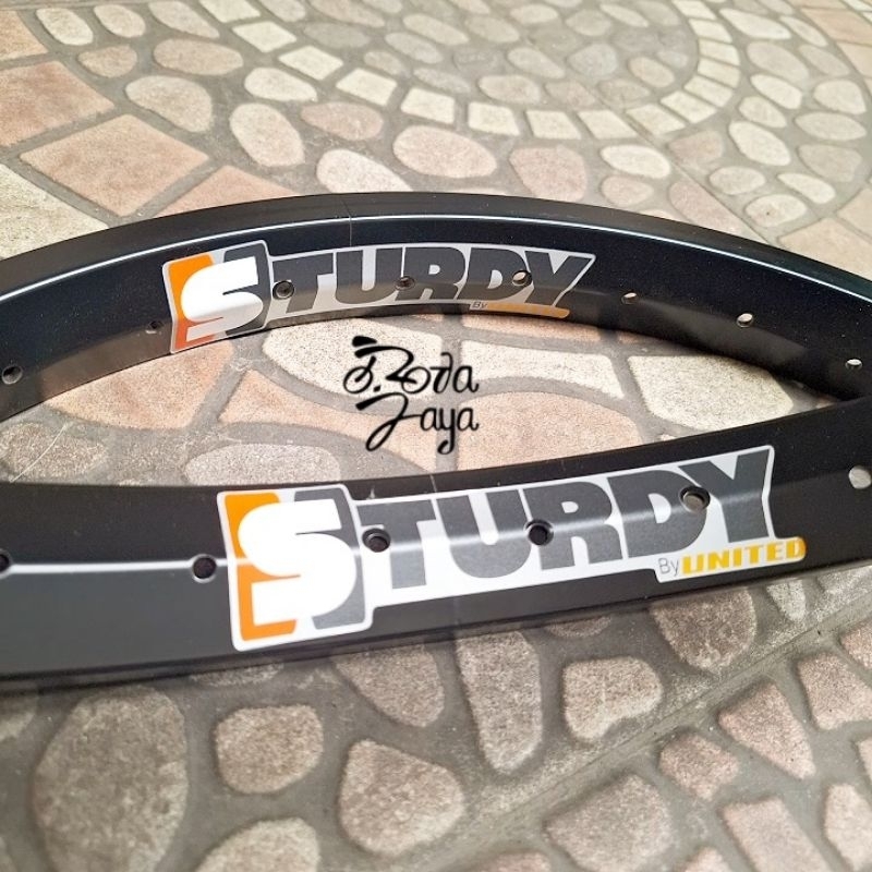 RIMS 20 UNITED STURDY BMX ALLOY 36H สีดํา