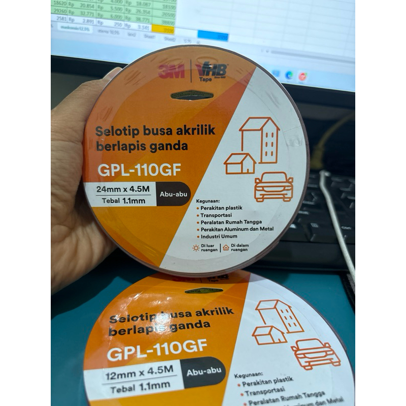 3M VHB Double Tape 3M Super Strong 24mm x 4.5m LARGE