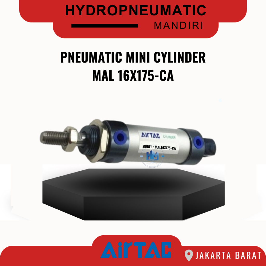 PNEUMATIC MINI CYLINDER AIRTAC MAL-16X175
