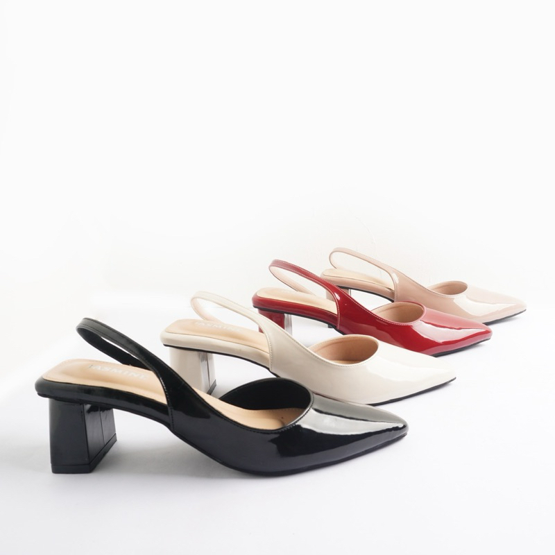 JASMINE CAMELLIA / MULES HEELS 5 CM / MUST UP SIZE