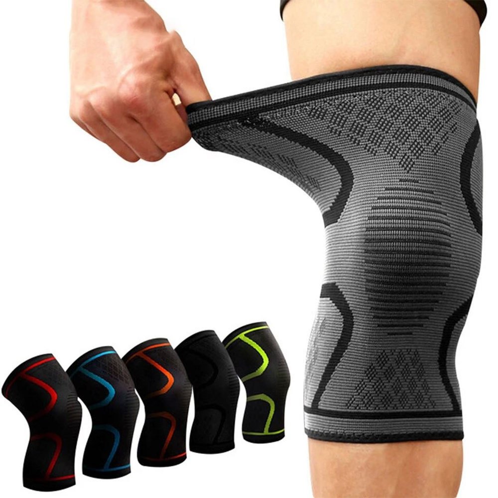 TaffiSPORT Knee Support Compression Sport Fitness XL - A-7718 - สีดํา