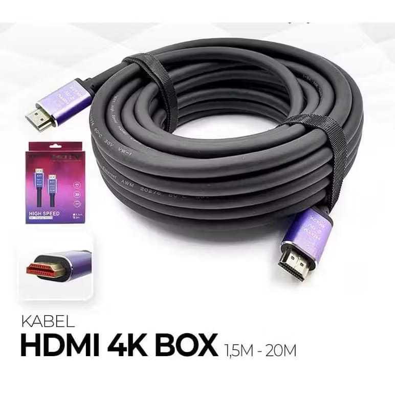 สาย HDMI 10 ม. 4K ความเร็วสูง V2.0 / สาย HDMI 4K HDTV 10M / HDMI 4K 10M BOX 10 ม. 10 เมตร
