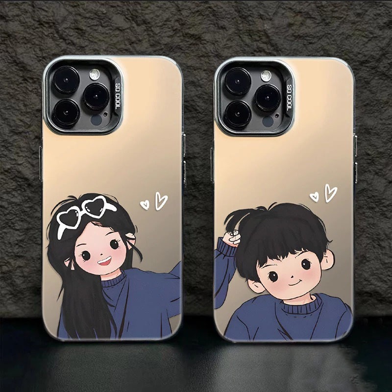 YX143 Premium Matte Hard Case คู่ความงาม Hardcase ปลอก Hp สําหรับ Oppo A5 PRO A60 A71 A74 A78 A96 RE