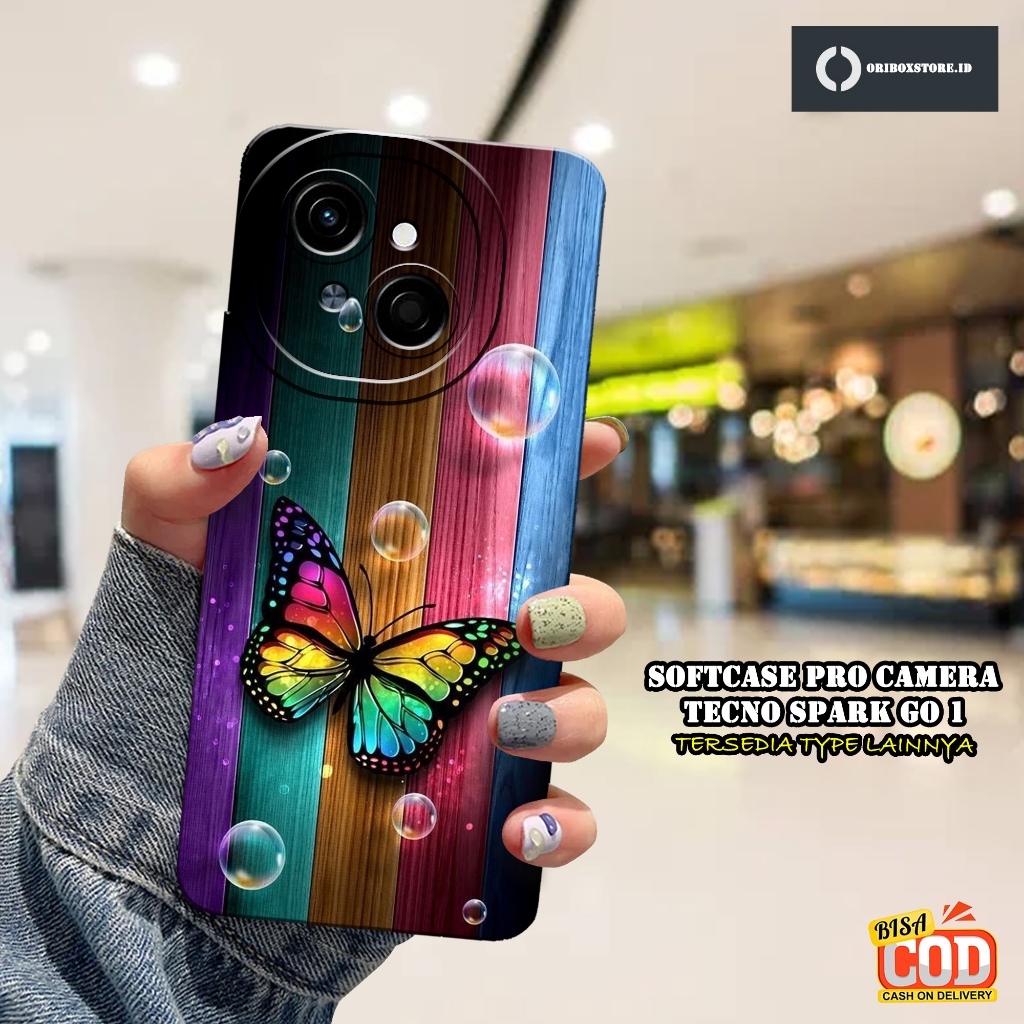 เคสโทรศัพท์ HP ล่าสุด Tecno Spark Go 1 - เคสผีเสื้อ Motif - เคสโทรศัพท์ Tecno Spark Go 1 - Tecno Spa