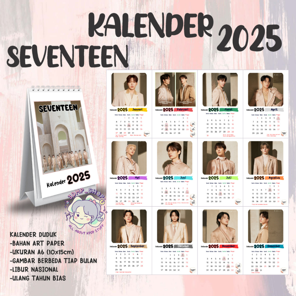 นั่ง CALENDAR 2025 SEVENTEEN