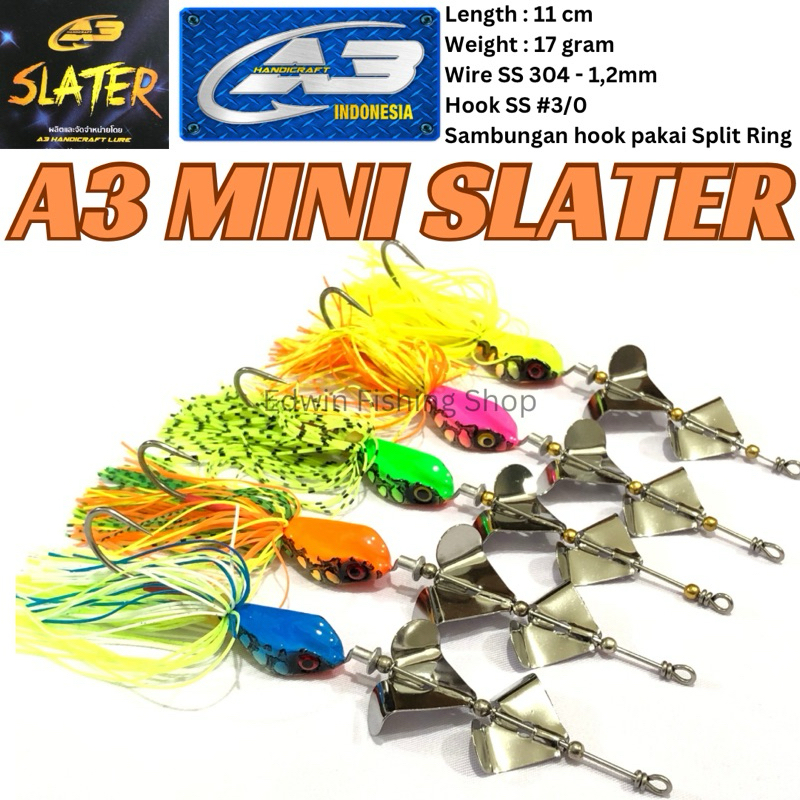 Mini Slash Bait/ Mini Buzz Bait A3 Mini Slater 17 กรัม