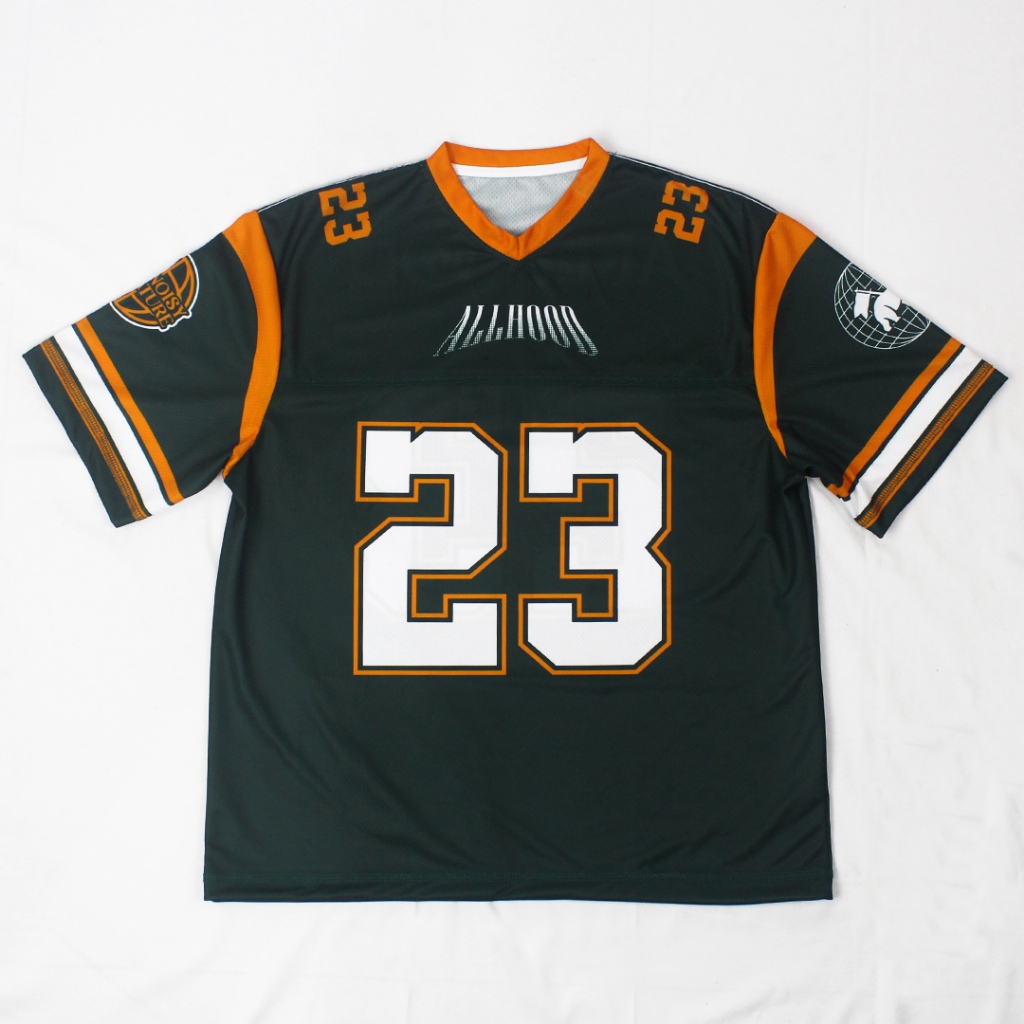 Over Size Jersey - Allhood Twenty Three Dark Green