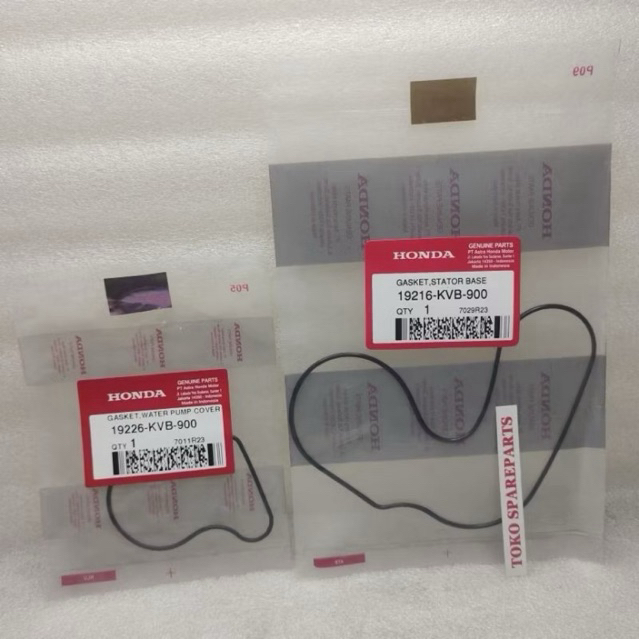 19216-KVB-900 ปะเก็น Oring ปั๊มน้ําและฐานสเตเตอร์ Vario 110 CW คาร์บูเรเตอร์เดิม 19226-KVB-900