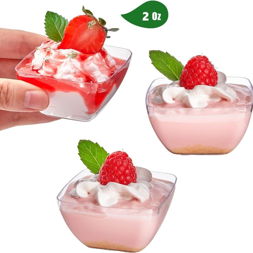 Mini Pudding Cup CH2009 Jelly Cup ไอศกรีมขนมหวาน Mini Cup
