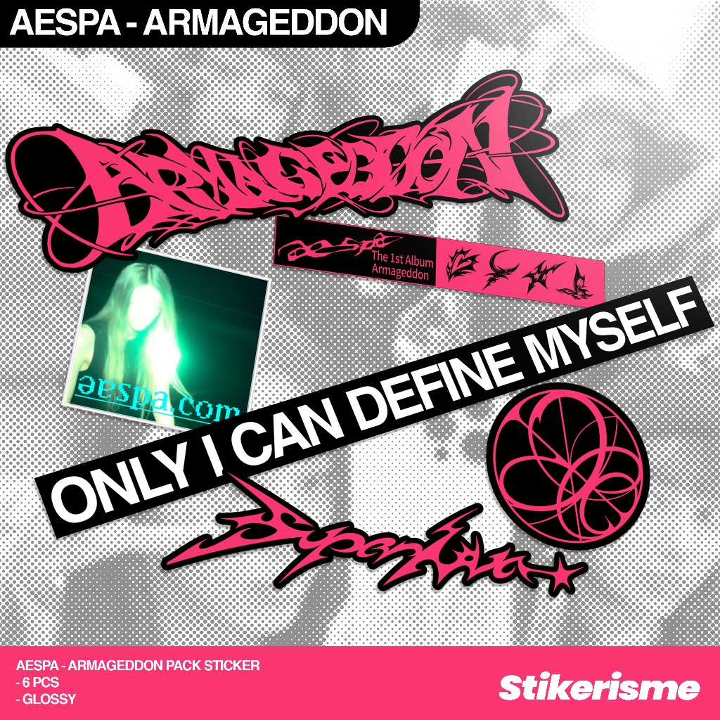 สติ๊กเกอร์ Aespa Armageddon-Supernova Pack