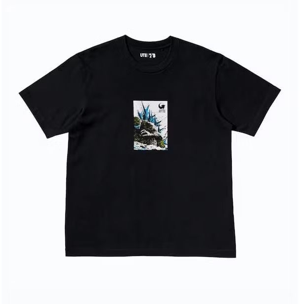 เสื้อยืด UNIQLO GODZILLA ครบรอบ 70 ปี | UT GRAPHICS NEW 2024 สีดํา - 04