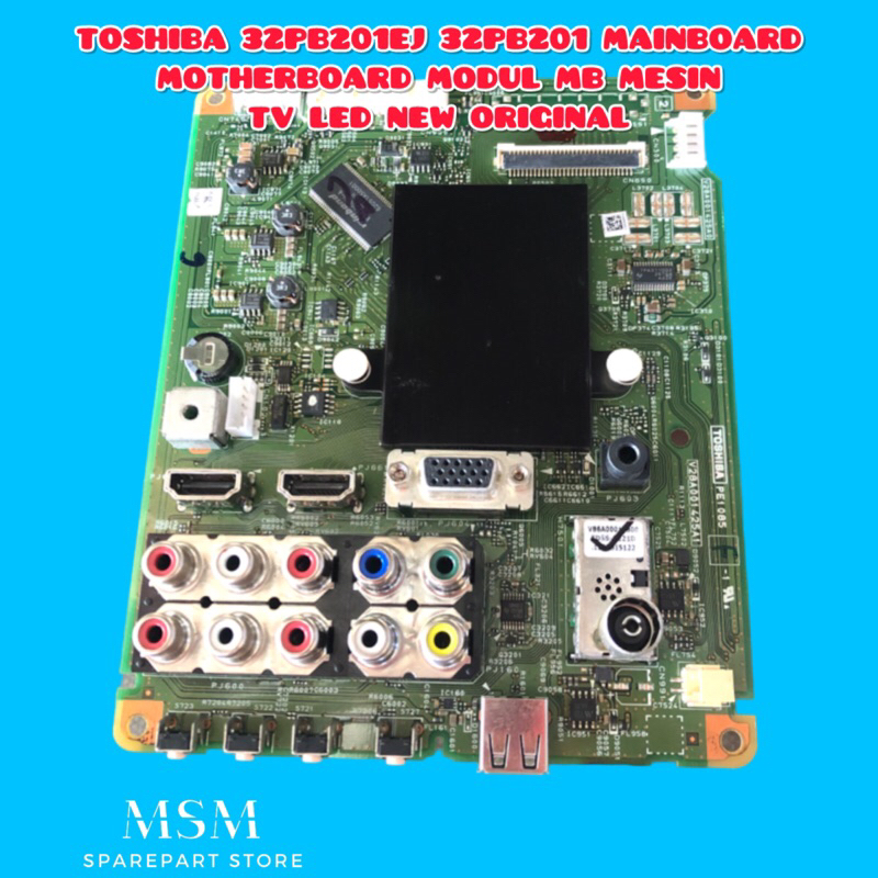 MESIN TOSHIBA 32PB201EJ 32PB201 เมนบอร์ดโมดูล MB LED TV MACHINE ใหม่ต้นฉบับ