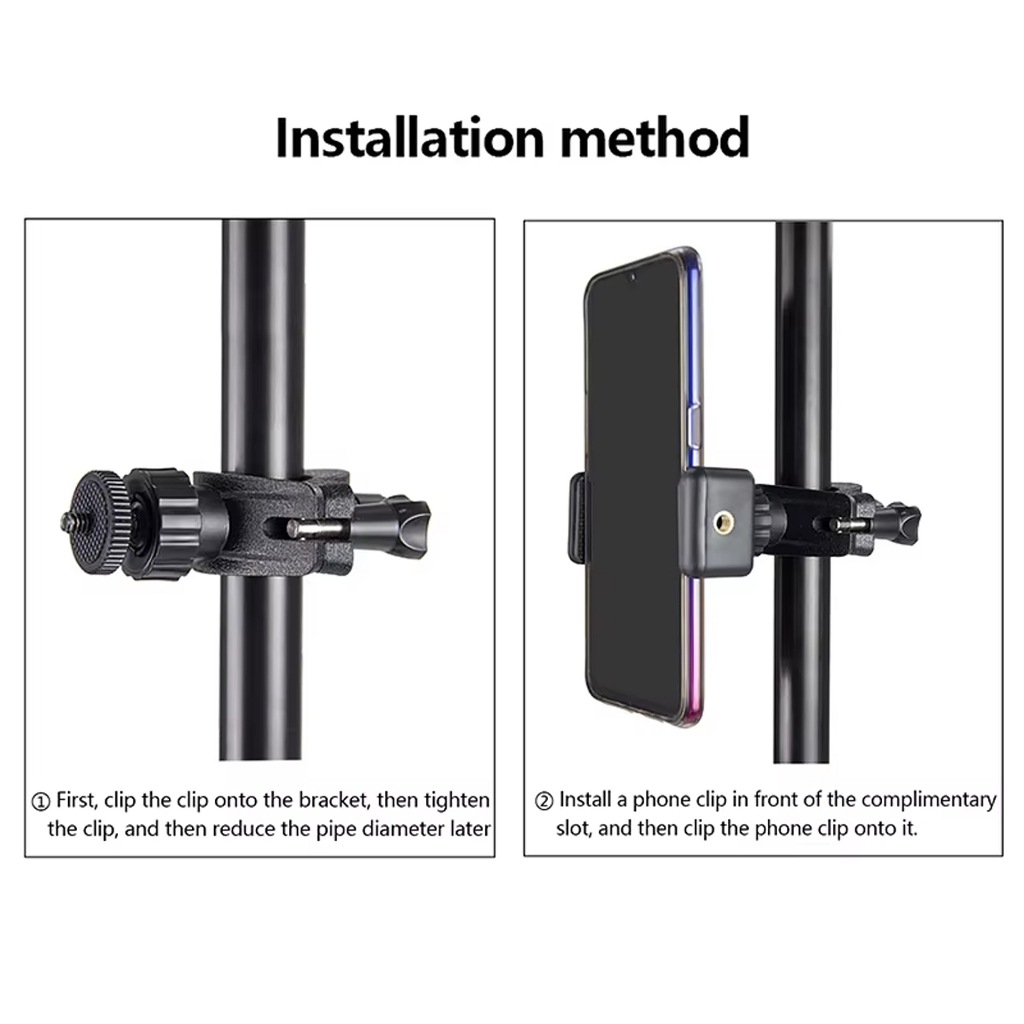 BEST UNIVERSAL CLAMP PLUS MOUNT HOLDER CRAB CLAMP CAN BE ADJUSTED 360 องศาสําหรับ TRIPOD