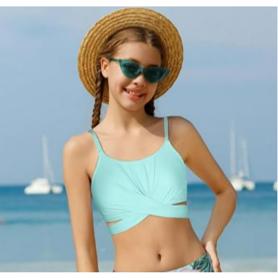 StorageOUS JUNIOR BIKINI BRA AND SWIMSUIT / SWIM SUIT FOR GIRLS SIZE 10 สําหรับ AGES 9 ปี 10 ปี