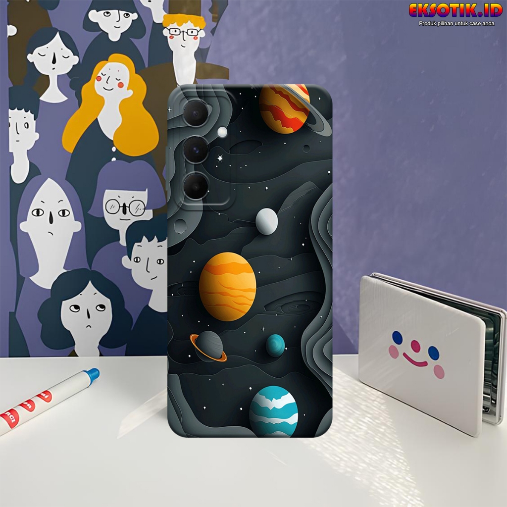 เคส Samsung A55 - เคส Samsung A55 - เคสแฟชั่น - Samsung A55 Silicone - Cool and Cute Motif - Samsung