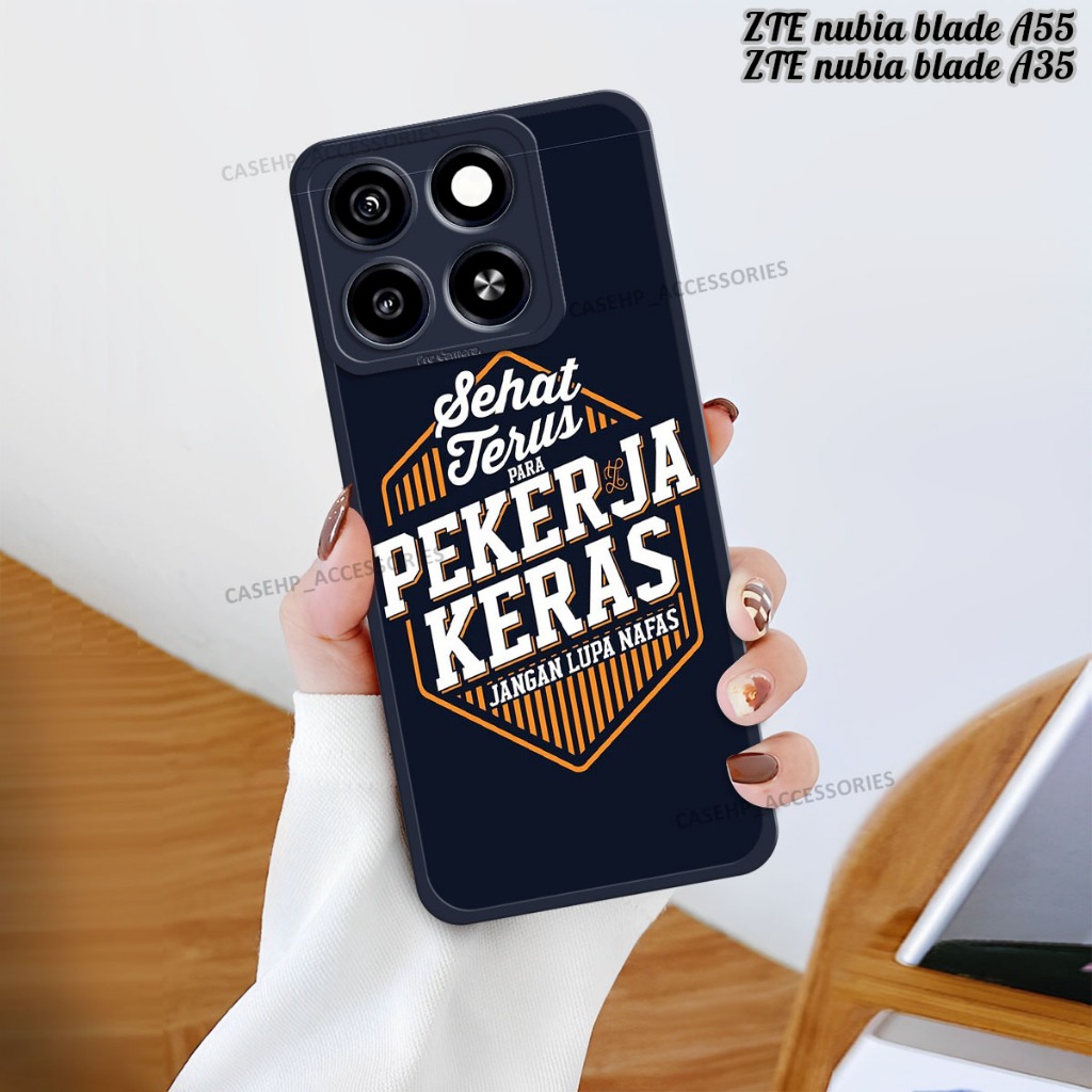 [CH 34] Softcase Procamera ZTE NUBIA BLADE A35 A55 Character Case Silicone TPU Casing Softcase Caseh