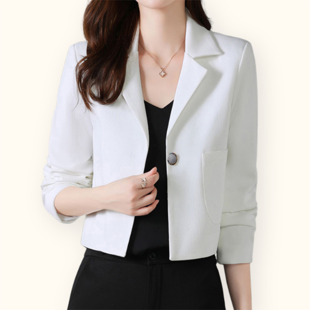 สไตล์เกาหลีใหม่ล่าสุด เสื้อครอปตัวนอกผู้หญิง Blazer - XSHOP Fierza