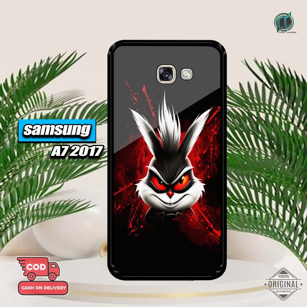 เคส Samsung A72017 ใหม่ล่าสุด 2D Glossy Hardcase [Rabbit Motif] Samsung A72017 Hardcase Softcase Glo