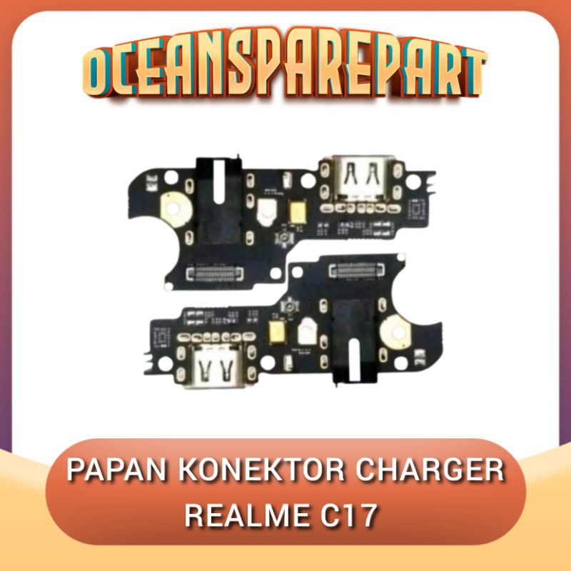 ปลั๊กบอร์ดเชื่อมต่อเครื่องชาร์จ REALME C17 ไมโครโฟนในตัว