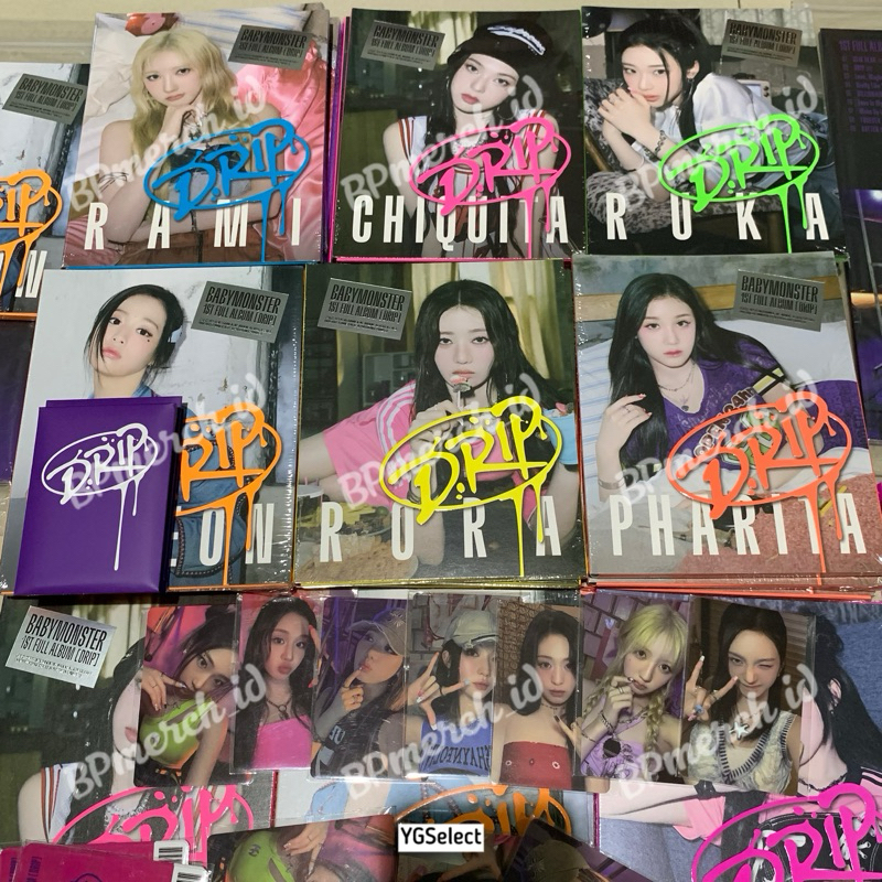BABYMONSTER อัลบั้มเต็มที่ 1 [DRIP] YG TAG ALBUM VER
