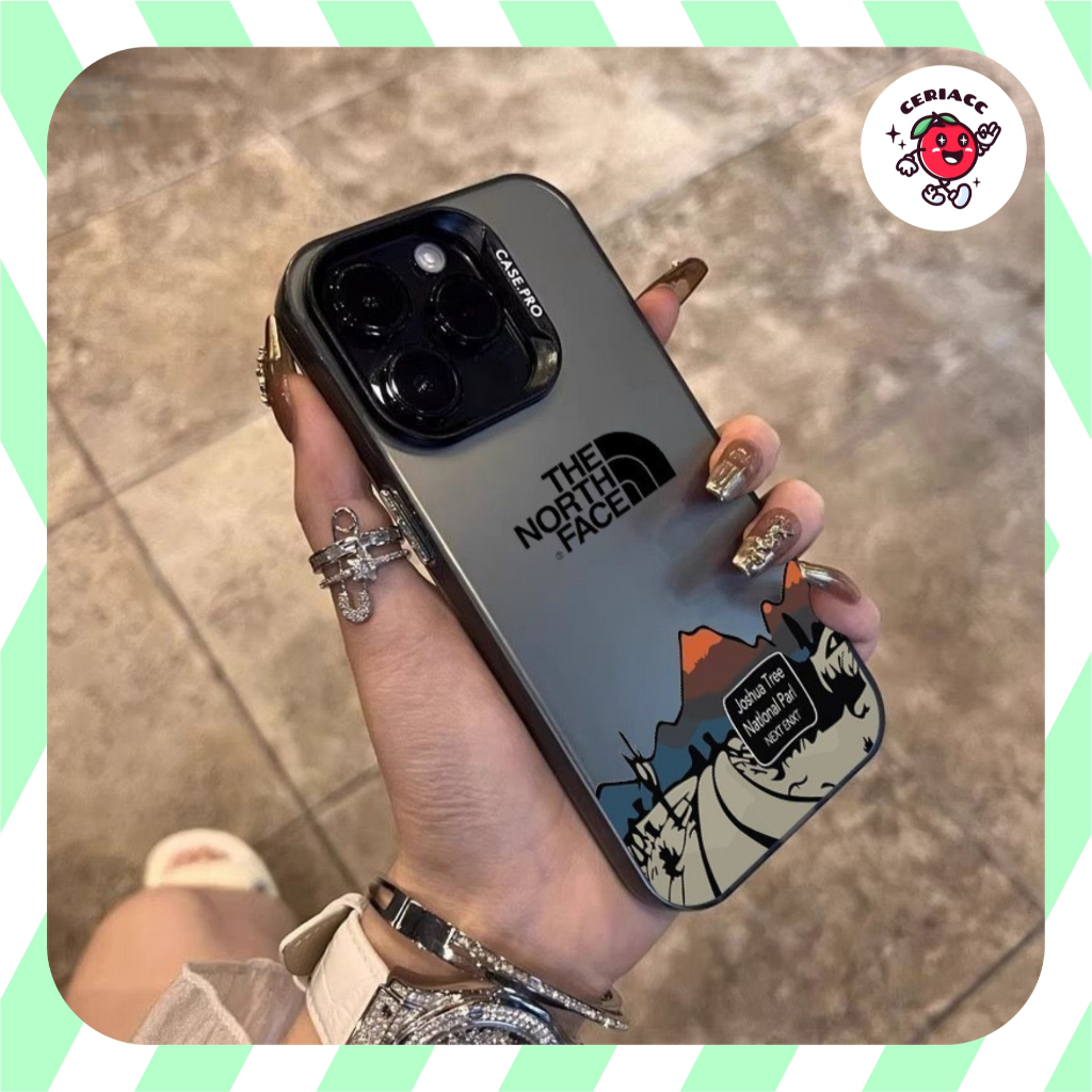 N*rth face Printing Cool case infinix smart 5 7 hot 50 8 6 9 10 play 30i 10s note 30 pro 4g 40i