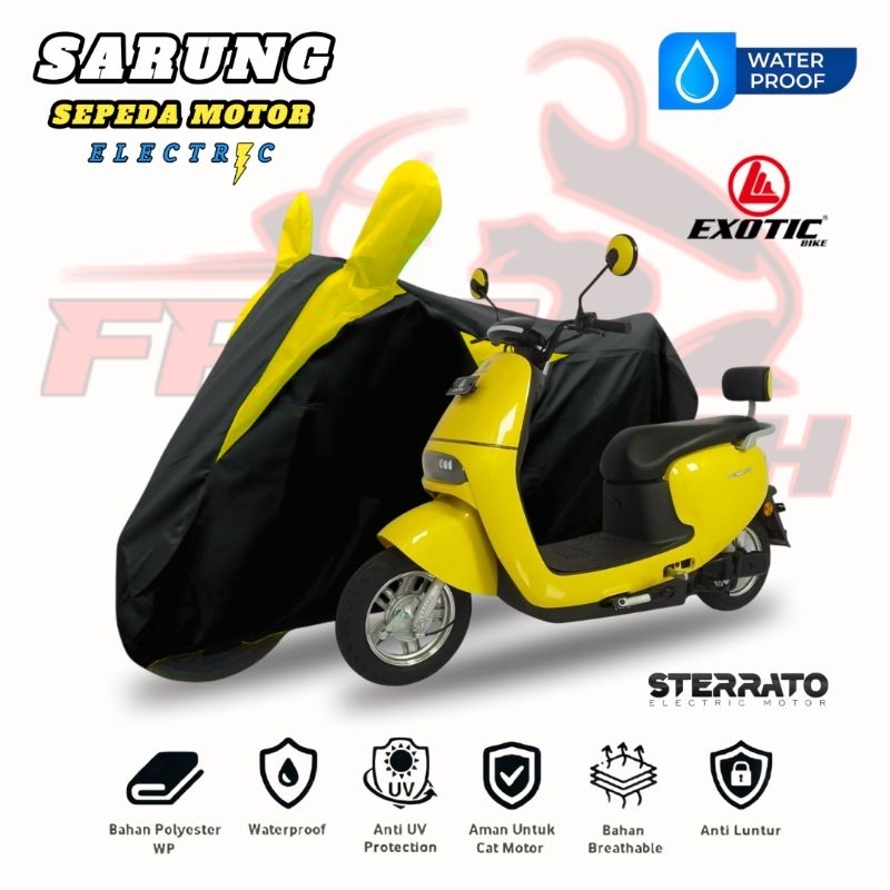 ผ้าคลุมมอเตอร์ไซค์ไฟฟ้าทุกประเภทที่แปลกใหม่ | สวนาโต, Varilux, Sprinter, Mizone, Vito และมอเตอร์ไฟฟ้