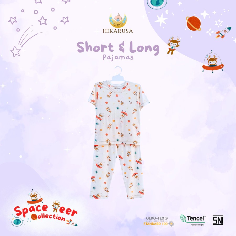 HIKARUSA CHILDRENS / ADULT CLOTHES SHORT LONG SUITS 1-2Y, 3Y, 4Y, 5Y, และ 6Y (สั้น)