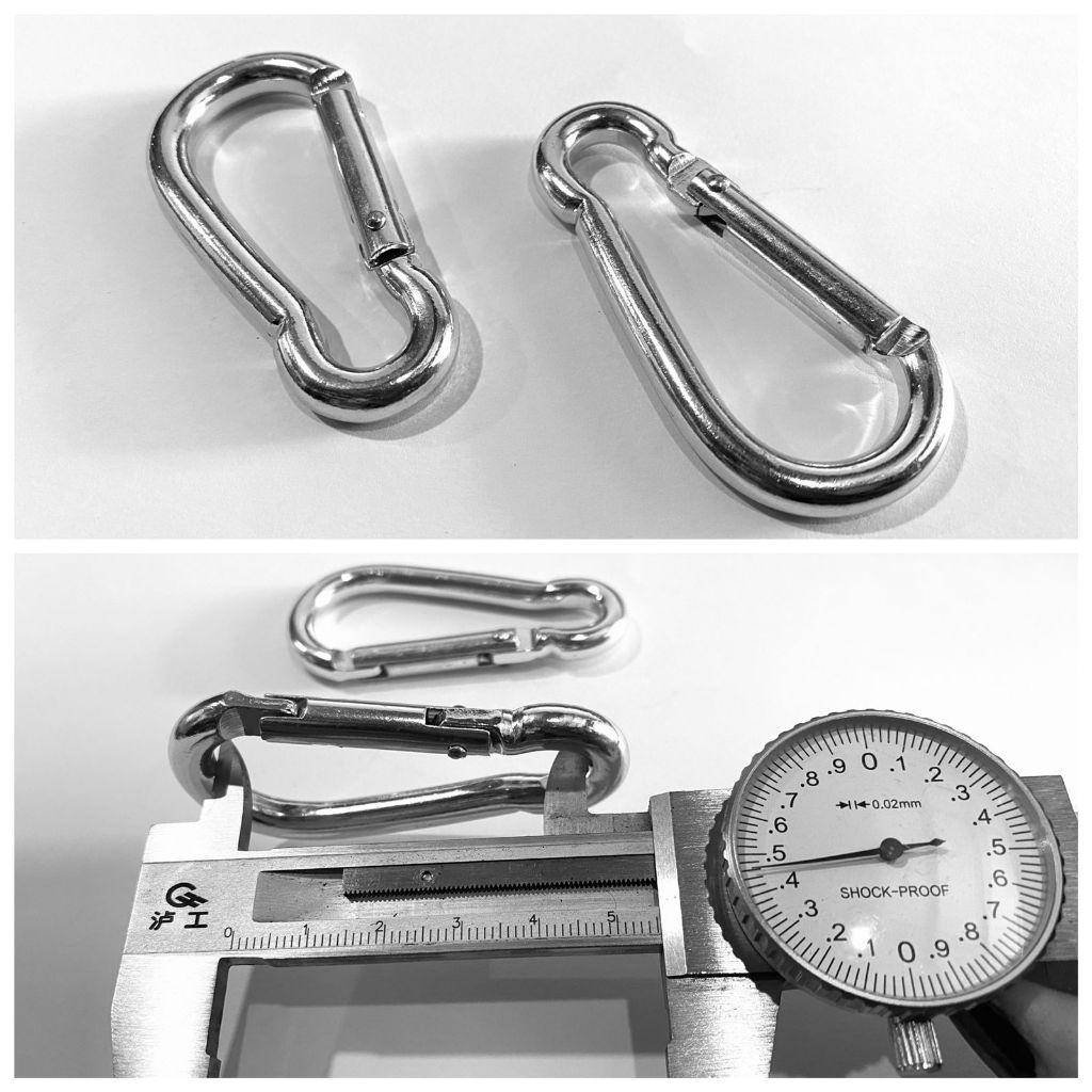 GANTUN NICKEL KEYCHAIN STRAP CARBINER