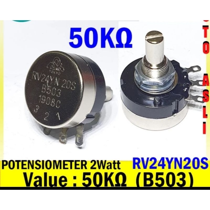 RV24YN 20S มิเตอร์ของแท้ ขนาด 50K(503)