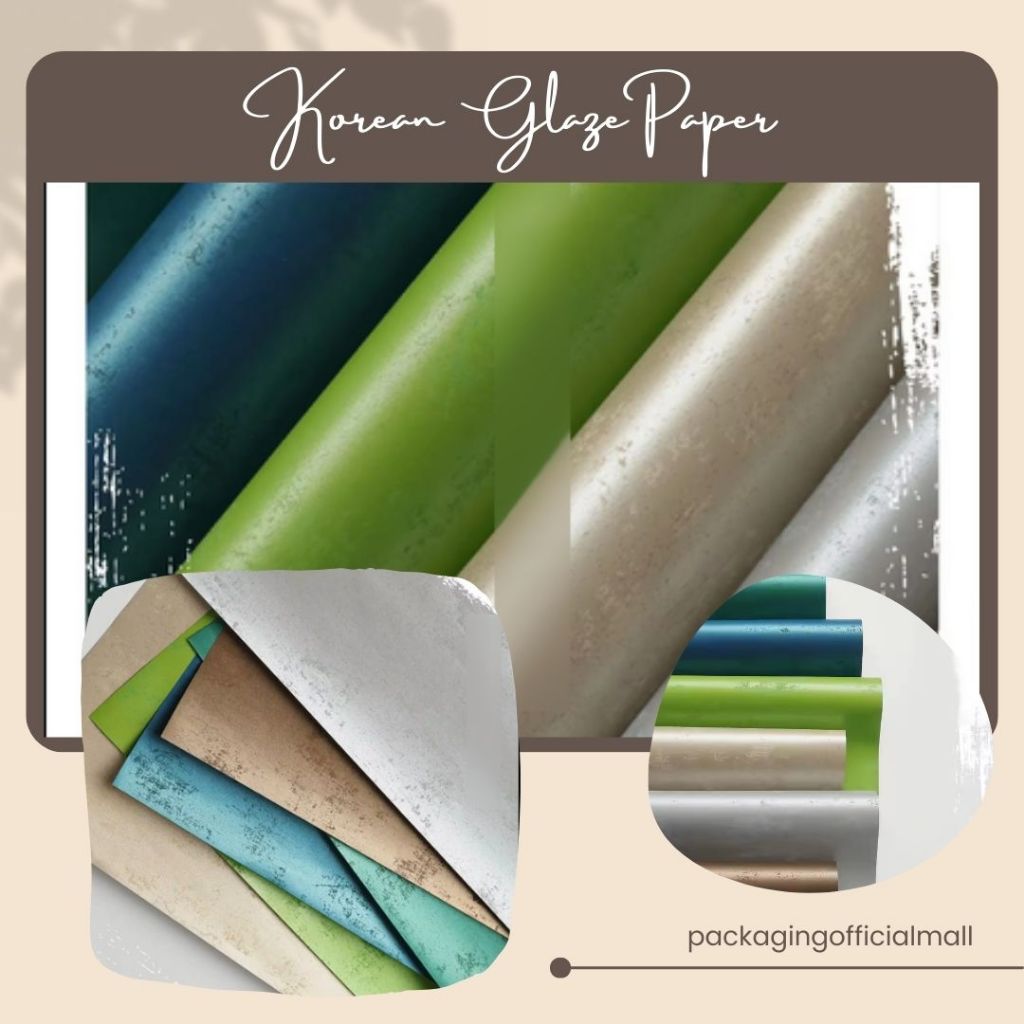 กระดาษ GLAZE KOREAN / CELLOPHANE / กระดาษฟลอริสต์ / FLOWER BOUQUET / WRAPPING WRAPPER