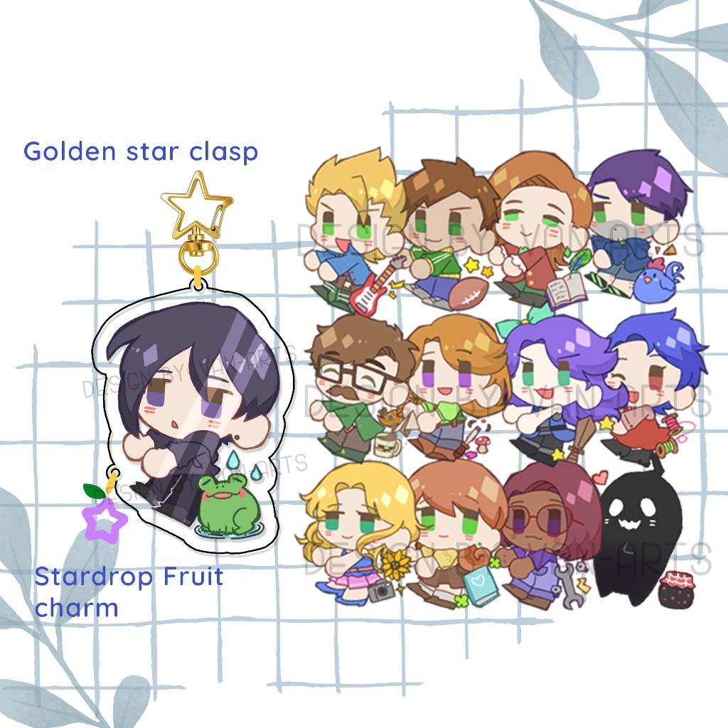 พวงกุญแจตัวละคร Stardew Valley