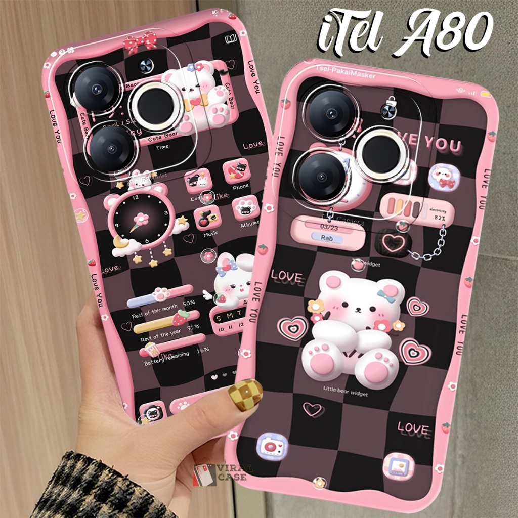เคส HP For itel A80 4G 2024 / A50 / A70 / A60 / A60S / imel S23 / S23 Plus / ital P40 / P55 4G / P44