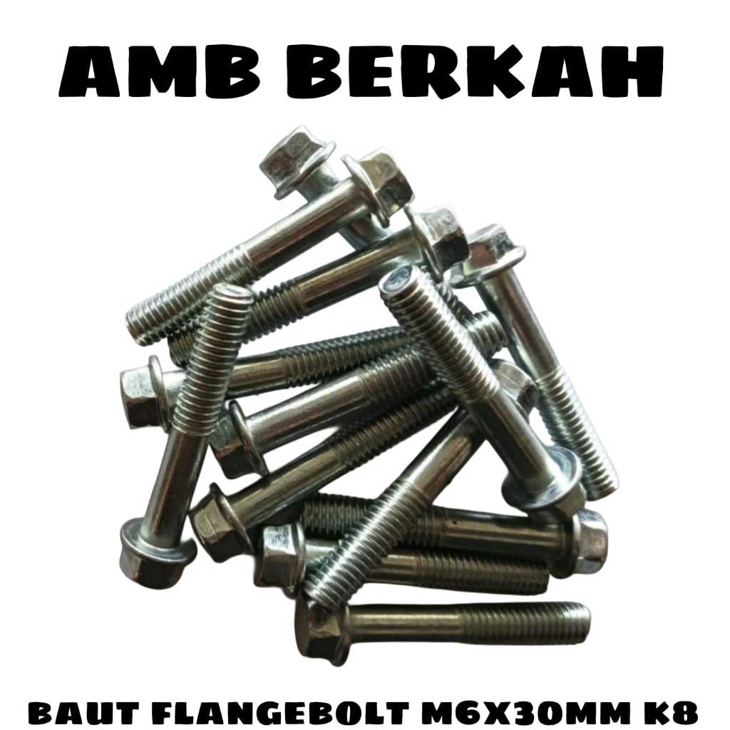 MESIN ENGINE BLOCK BOLT/CRCT BLOCK BOLT M6X30 (8 คีย์)