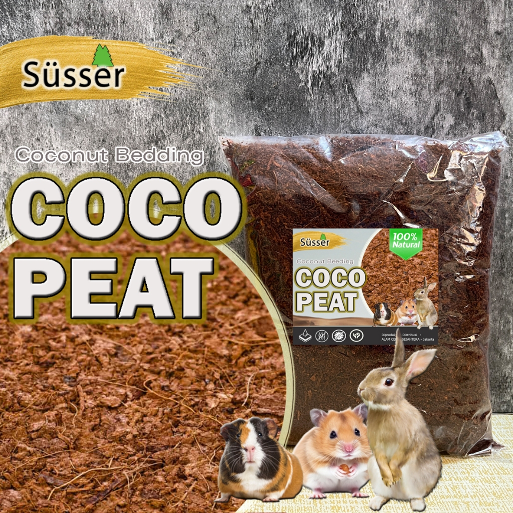 โทโควิท | COCO PEAT BED BEDDING HAMSTER CAGE ไลเนอร์สัตว์เลี้ยงขนาดเล็ก