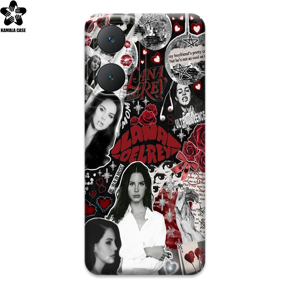 SOFTCASE PREMIUM MOTIF LANA DEL REY สําหรับ VIVO Y18 Y03 & ALL TYPE VIVO - PRO CAMERA - ใหม่ล่าสุด C