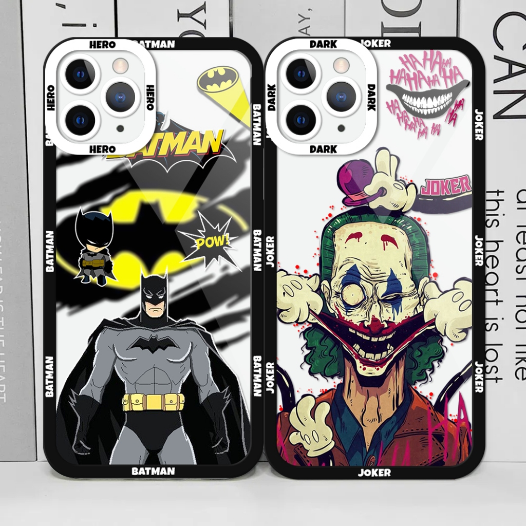CUBTMN SOFTCASE BENING CLEAR CASE TECNO POVA 4 SPARK 10 PRO SPARK 7 BATMAN X JOKER MOTIF - MONSTERCA