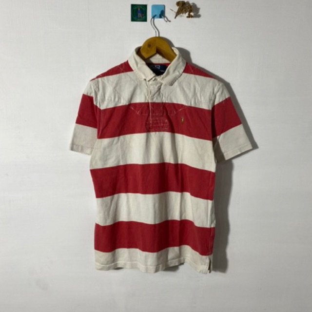 RUGBY RALPH LAUREN STRIPE POLO SHIRT