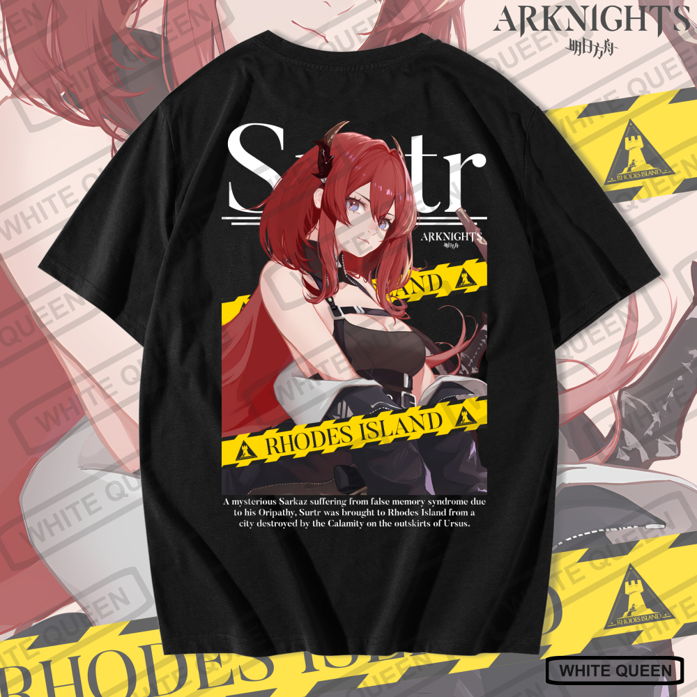 SURTR ARKNIGHTS RHODES ISLAND เสื้อยืด - MENS & WOMENS DISTRO เสื้อยืด ANIME & เกมเสื้อยืด ARKNIGHTS