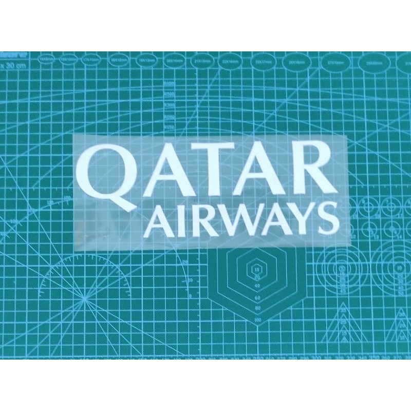 QATAR AIRWAYS SPONSOR SCREEN PRINTING DTF & POLYFLEX MATERIAL