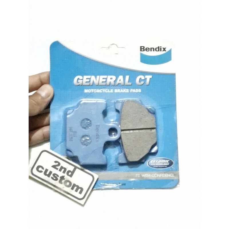 BENDIX ผ้าเบรคหน้าชุด bedix Yamaha RX King เก่า RXK RXZ RZR 135 RXS พิเศษ YT115 YT 115 Cobra เก่า Co