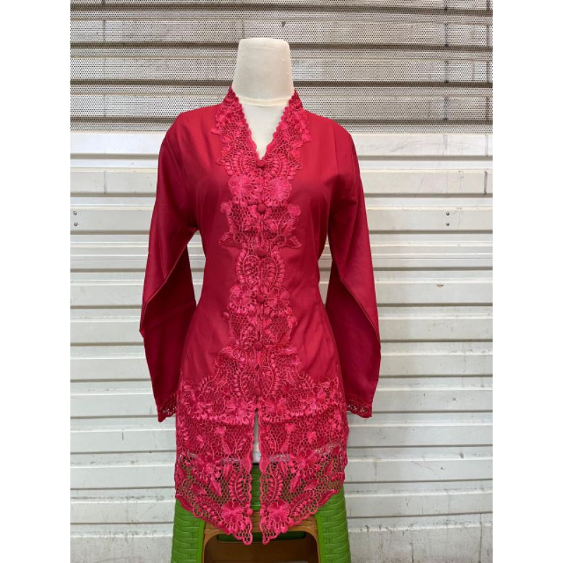 เสื้อ Encim kebaya พร้อมคอปก Sundainese รุ่น / encim kebaya แขนยาวล่าสุด